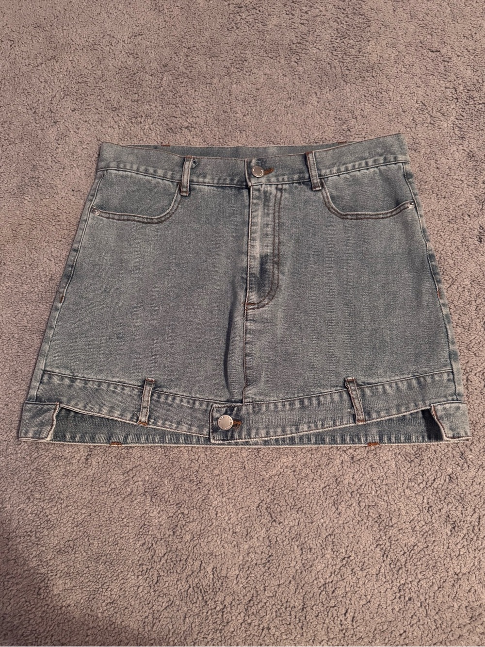 Denim Mini Skirt